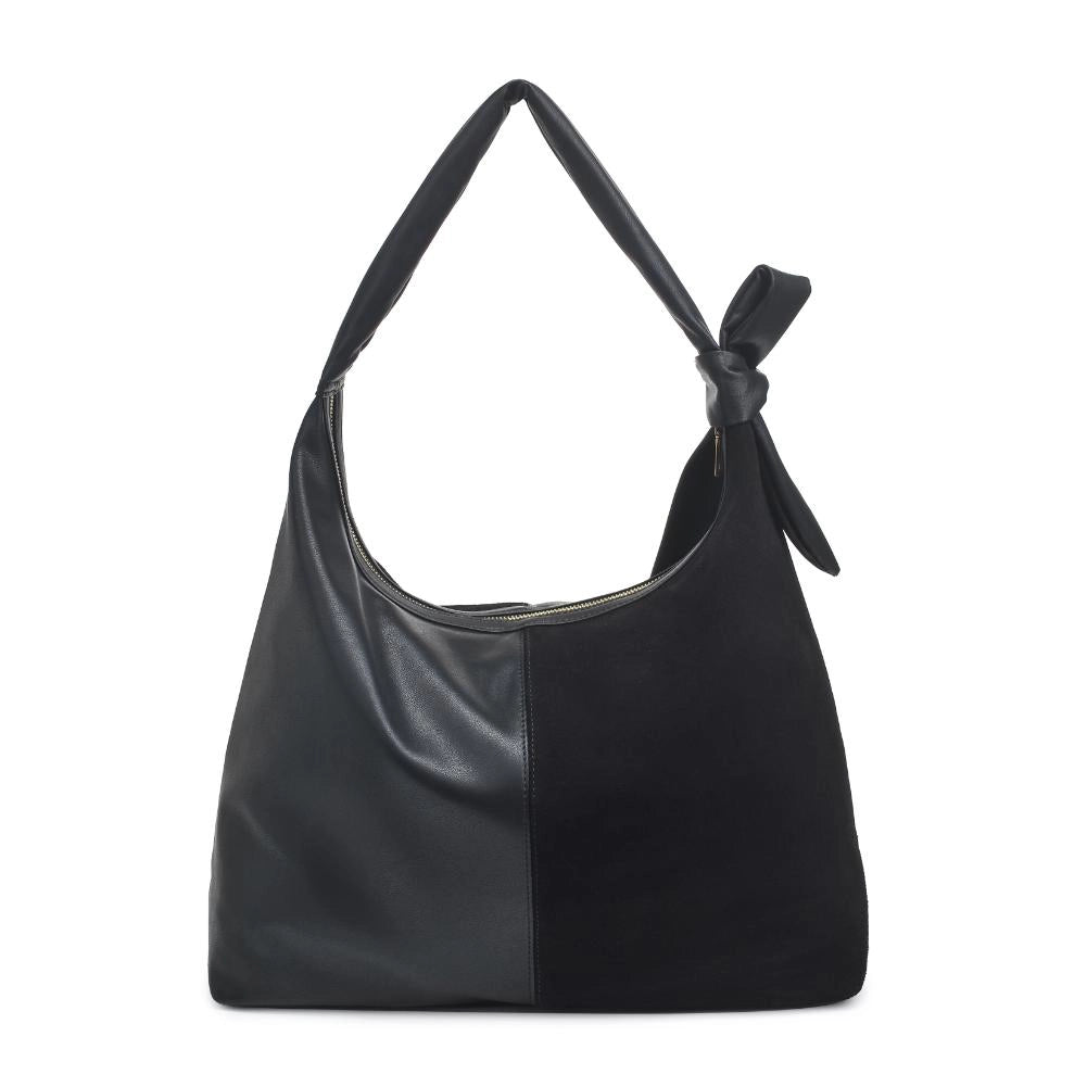 Hazel - Genuine Suede Knot Hobo