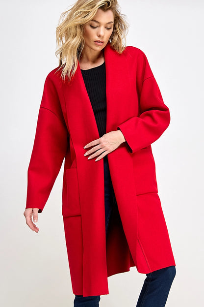 Open Front Longline Coat