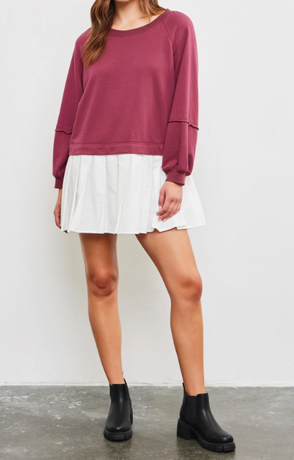 Oversized Sweatshirt Dress