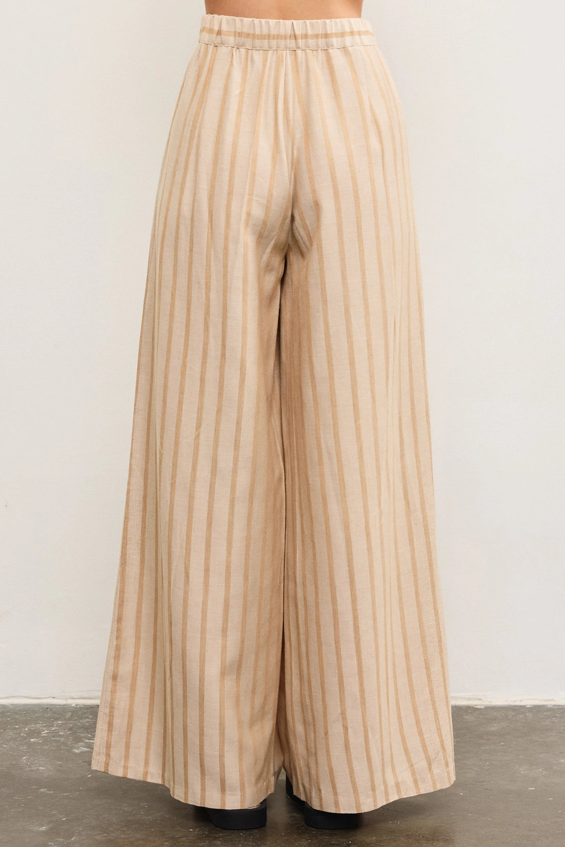 Stripe Wide Leg Pants