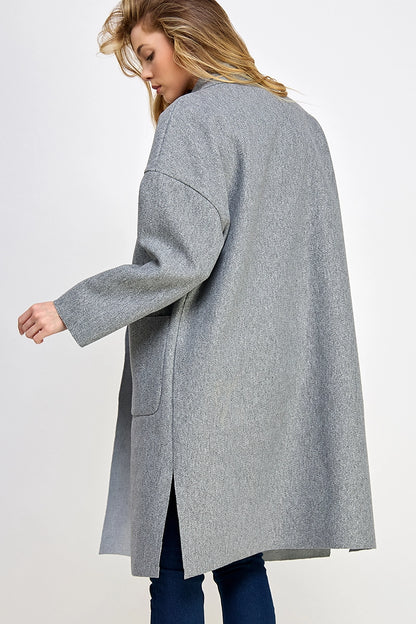 Open Front Longline Coat