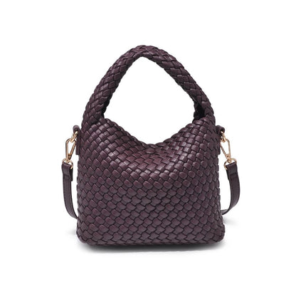 Jessamine Woven Vegan Leather Crossbody