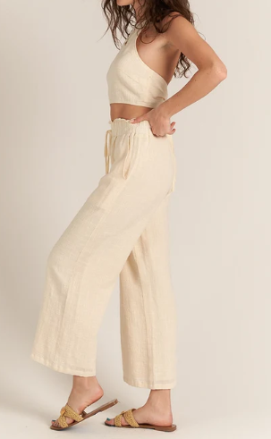 Cropped Halter Top and Pants Set