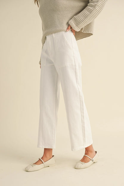 Paneled Stretch Pants