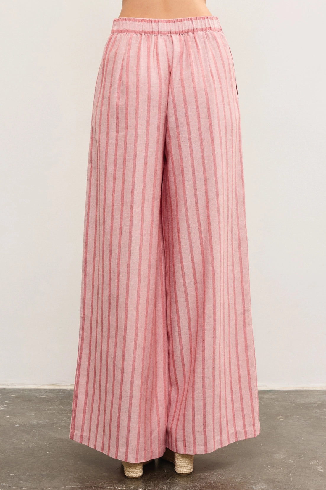 Stripe Wide Leg Pants