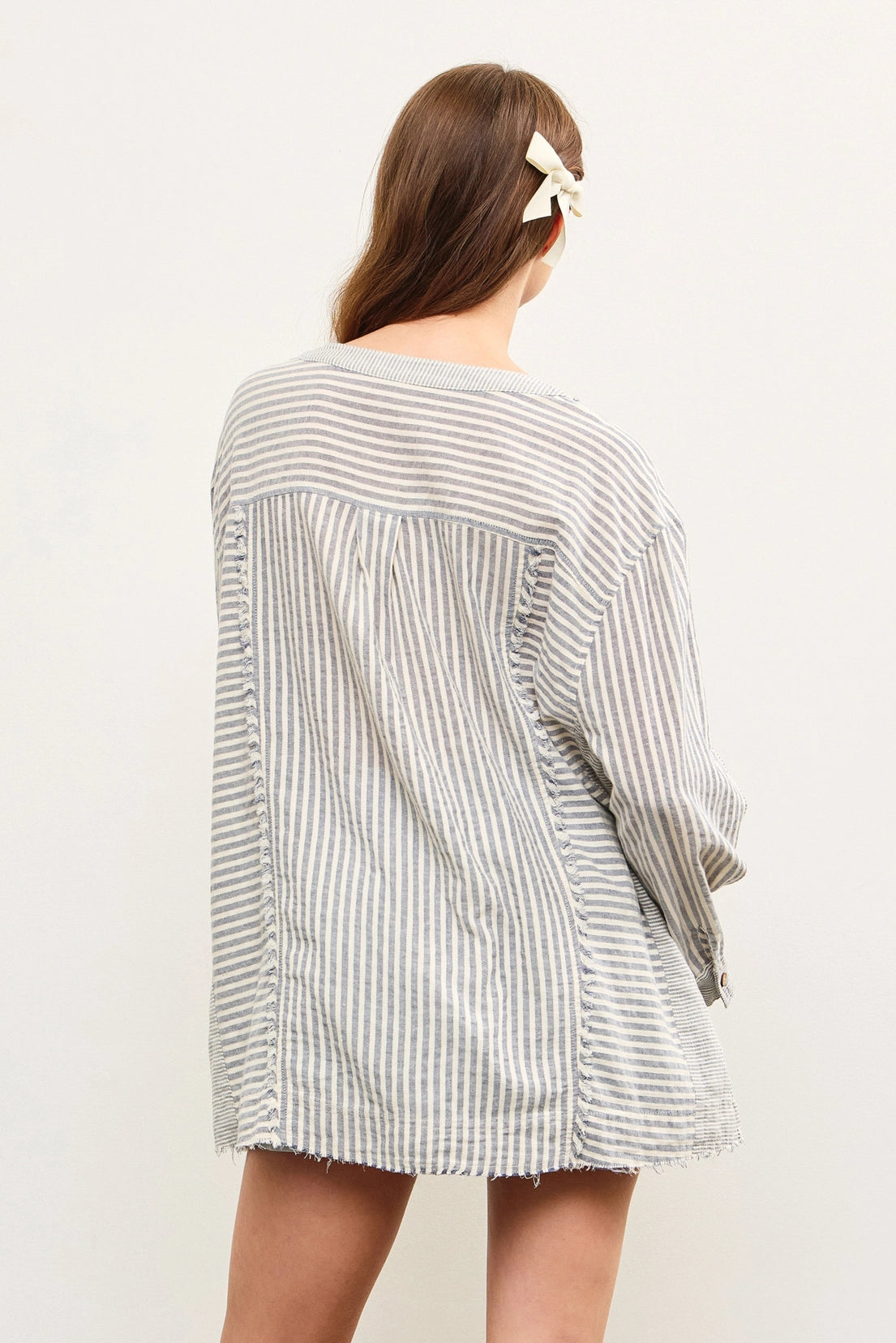 Patch Pocket V-Neck Top