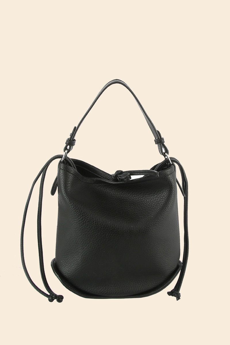 Drawstring Bucket Crossbody Bag