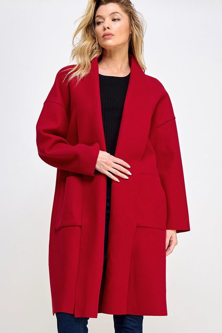 Open Front Longline Coat