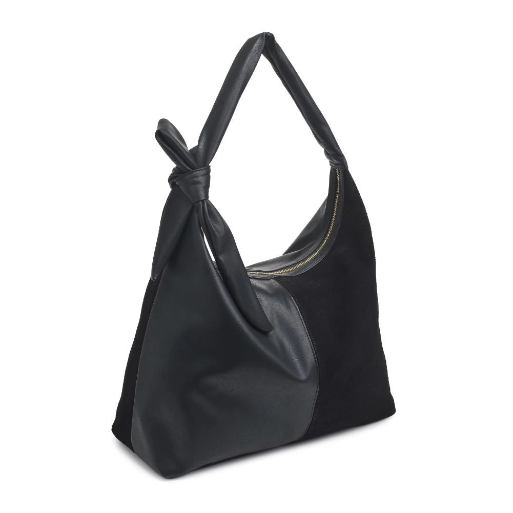 Hazel - Genuine Suede Knot Hobo