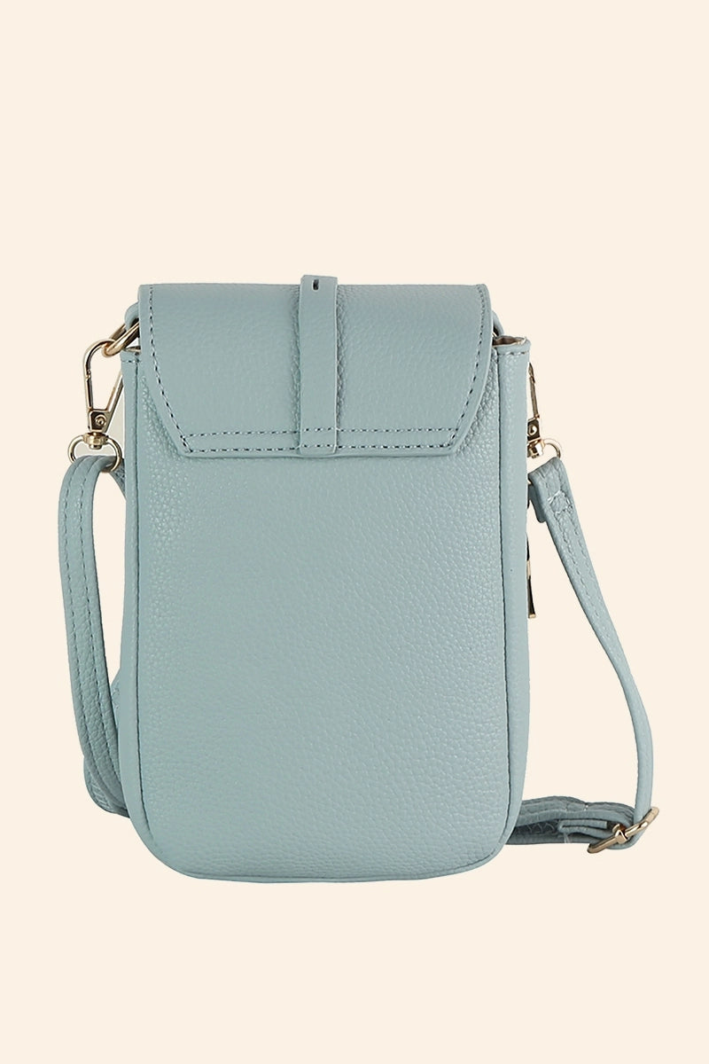 Buckle Flap Cell Phone Purse Crossbody Bag