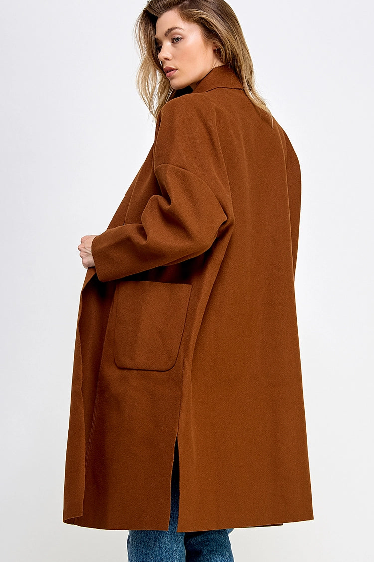 Open Front Longline Coat