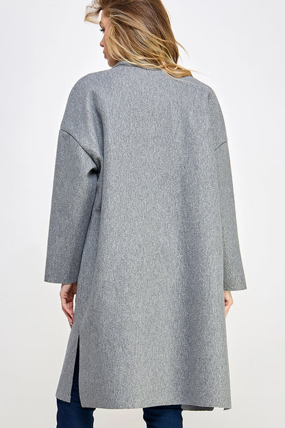 Open Front Longline Coat