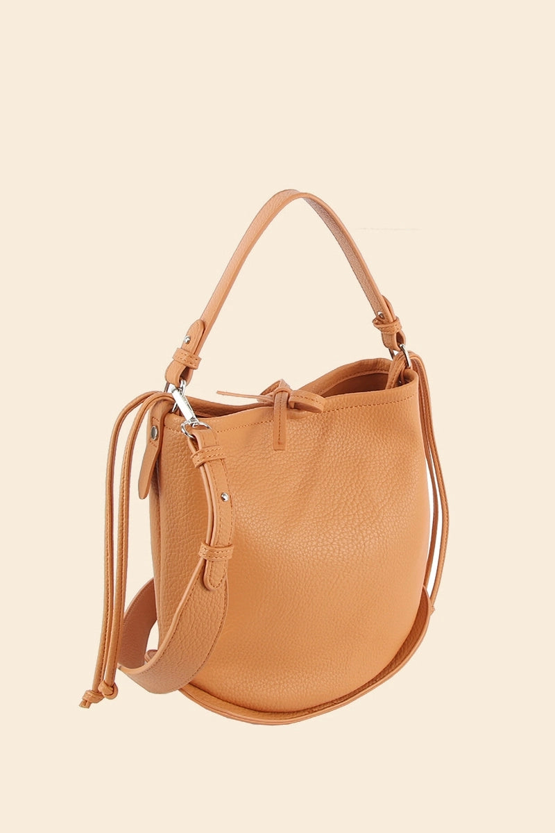 Drawstring Bucket Crossbody Bag