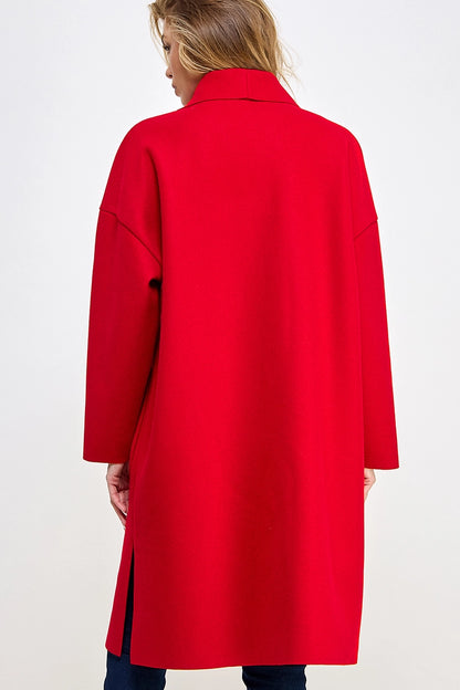 Open Front Longline Coat