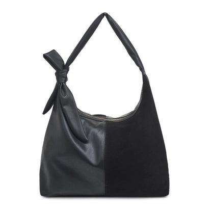 Hazel - Genuine Suede Knot Hobo