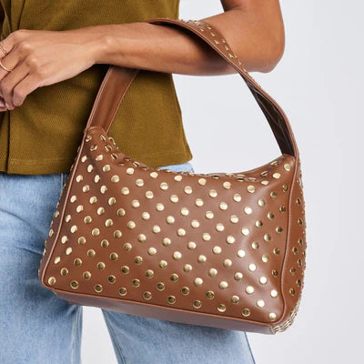 Rebel Studded Shoulder Bag